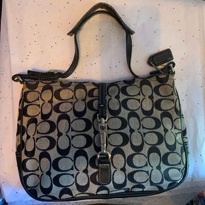 Coach Signature print handbag